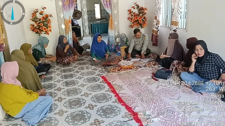 KWT Melati Buga Antusias Ikuti Penyuluhan Ketahanan Pangan