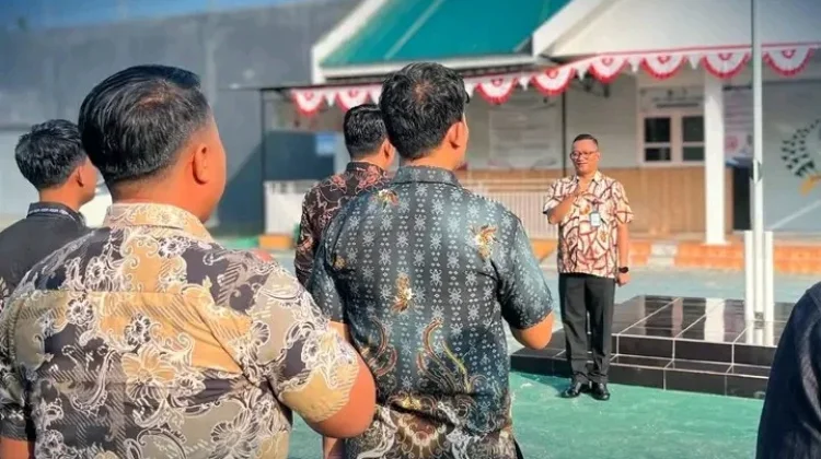 Kalapas Baru Lapas Parigi Pimpin Apel Perdana