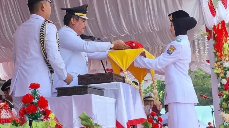 Pasukan Lutungan Sukses Kibarkan Merah Putih di Tolitoli