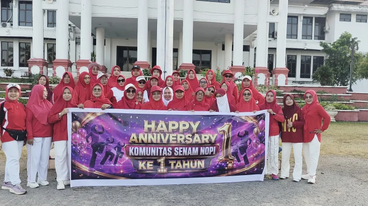 Komunitas Senam Nopi Rayakan Anniversary Pertama