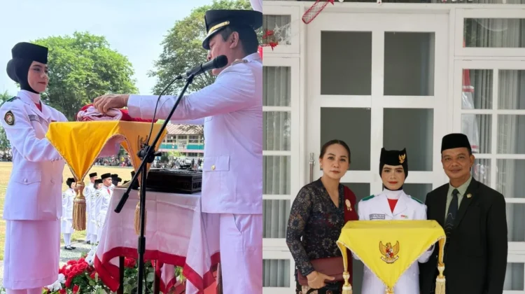 Shereen Talytha Aulia Jadi Pembawa Baki HUT RI ke-81 Tolitoli