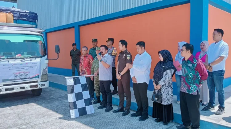 Pemkab Tolitoli Apresiasi Bulog Salurkan Bantuan Pangan