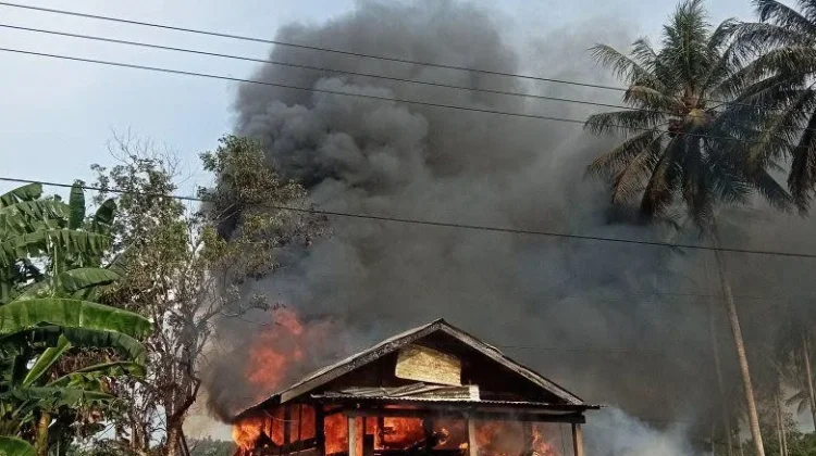 Musim Kemarau, Warga Lampasio Diimbau Waspada Kebakaran