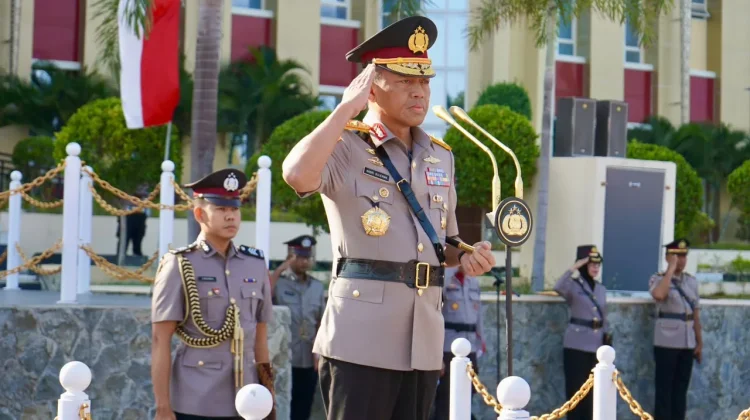 Kapolda Sulteng Ajak Personel Teladani Semangat Perjuangan Polri