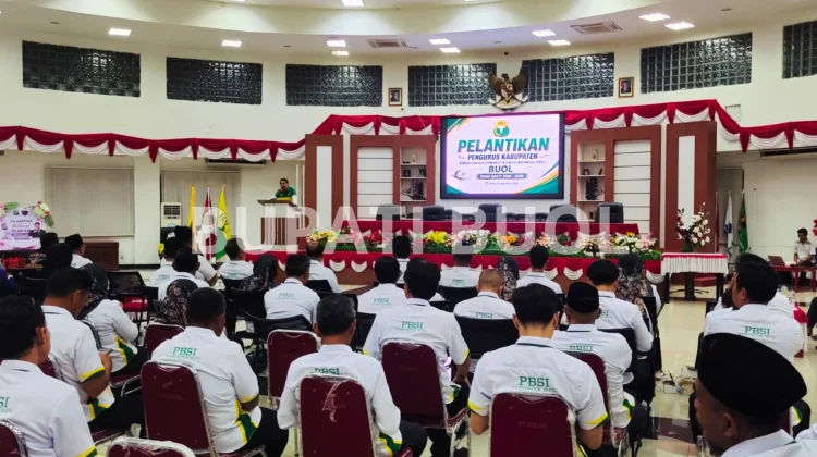 Pelantikan pengurus PBSI Buol Periode 2026-2030