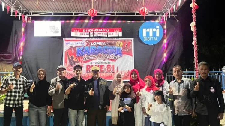 Family RRI Buol Sukses Selenggarakan Lomba karoke Udara