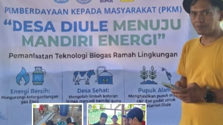 UMADA Tolitoli Ubah Limbah Ternak Jadi Biogas, Desa Diule Mandiri Energi