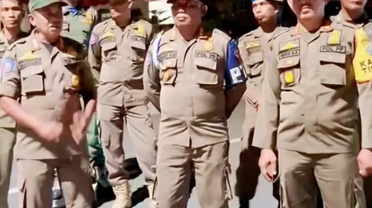 Giat Pengamanan Satpol-PP Buol pada POPDA ke XXIV