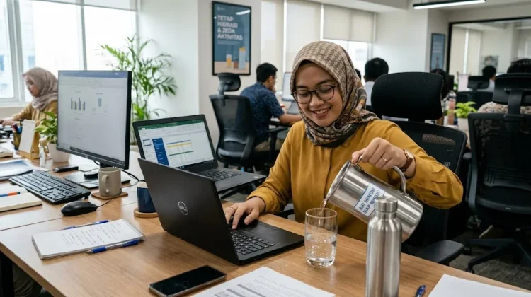 Lima Cara Tetap Segar di Kantor tanpa Mengandalkan Kopi