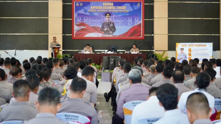Kapolda Sulteng Tekankan Integritas dan Profesionalisme Personil