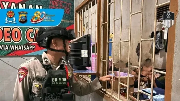 Patroli Brimob Sambangi Lapas Tolitoli, Perkuat Sinergitas Keamanan
