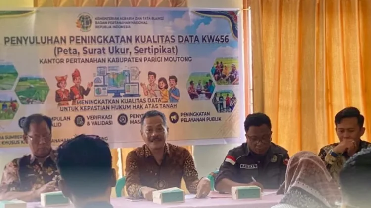 Kantor Pertanahan Parimo Dorong Pemutakhiran Data KW456