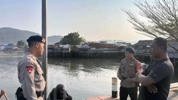 Patroli SAR Brimob Warnai Aktivitas Akhir Pekan di Tanjung Batu