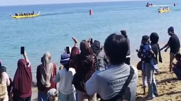 Final Lomba Dayung Perahu Naga Haornas 2026 Meriah di Lalos