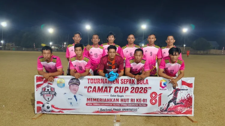 Delapan Tim Berebut Tiket Semifinal Camat Cup Tolitoli Utara
