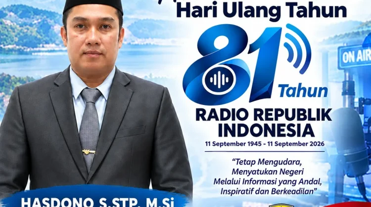 Bapenda Tolitoli Sampaikan Ucapan Selamat HUT ke-81 RRI