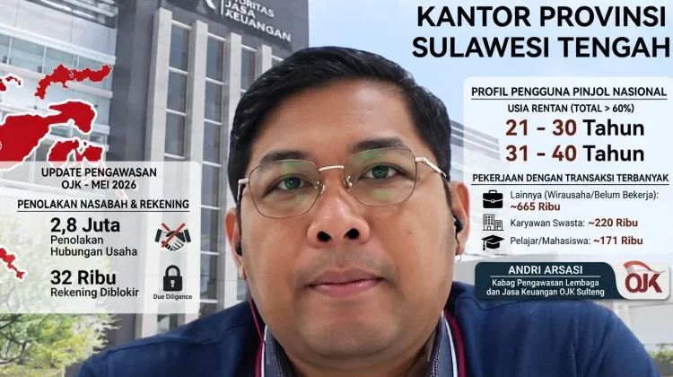 OJK Sulteng Waspadai Penyalahgunaan Pinjol untuk Judi Online