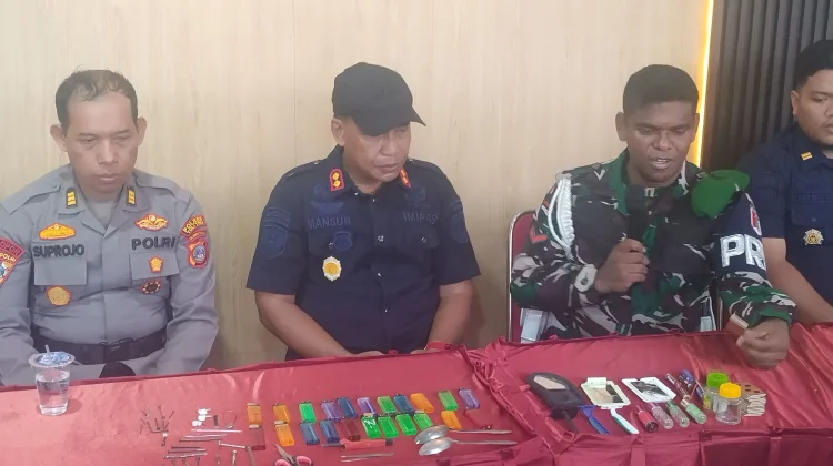 Razia Gabungan di Lapas Tolitoli, Tes Urine 10 WBP Negatif