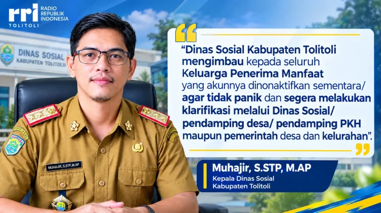 Dinsos Tolitoli Buka Klarifikasi bagi KPM Terindikasi Judi Online