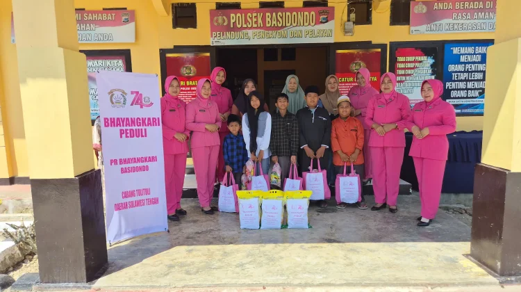 Bhayangkari Basidondo Salurkan Bantuan untuk Anak Yatim