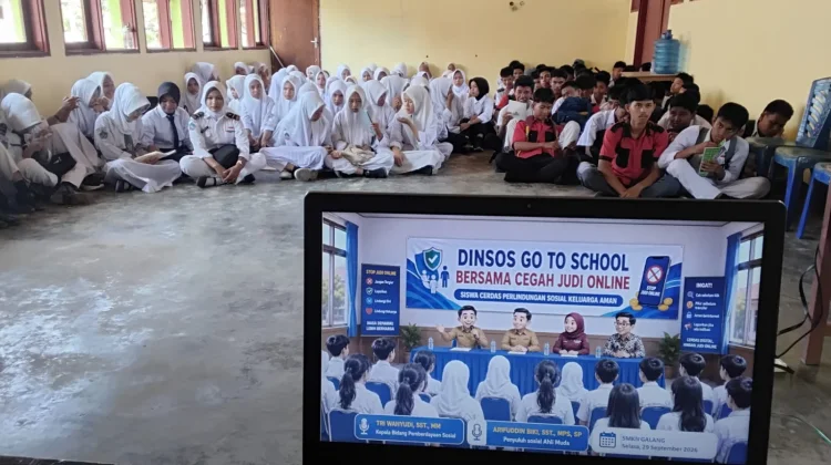Pemutakhiran Data Desil dan Edukasi Judi Online Digelar di SMKN Galang