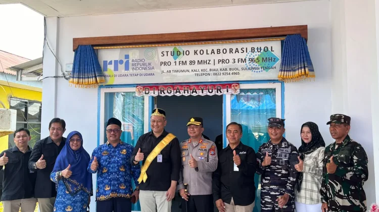 Perkuat Jangkauan Informasi, RRI Resmikan Studio Kolaborasi di Kabupaten Buol