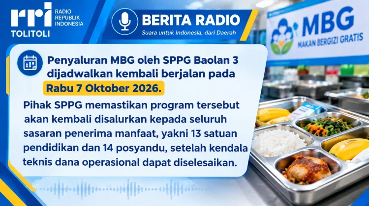 SPPG Baolan 3 Tunda Penyaluran MBG akibat Kendala Dana Operasional