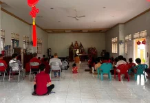 Umat Buddha Buol Sambut Imlek Penuh Sukacita