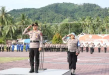 Polres Parigi Moutong Teguhkan Disiplin di Hari Kesadaran