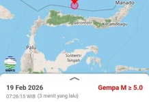 Gempa 5,7 SR Guncang Buol di Hari Pertama Ramadan, Warga Sempat Panik