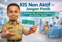 11.784 PBI-JK Tolitoli Nonaktif, Dinsos Buka Reaktivasi via SIKS-NG