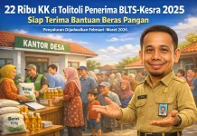 22 Ribu KK Tolitoli Berpotensi Terima Bantuan Pangan CPP 2026