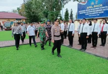 Kapolres Pimpin Apel Siaga Kamtibmas Ramadan Tolitoli