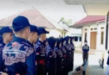 Polsek Dampal Selatan Bina Rohani Mental Saka Bhayangkara