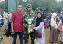 Haerul Huda anak kuli bangunan jadi anggota TNI AD