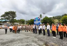 Polres Buol Gelar Apel Siaga Jaga Sitkamtibmas Selama Ramadan