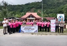 Tebar Kepedulian Polsek Tolitoli Utara dan Bhayangkari Berbagi Berkah Ramadhan