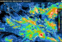 Hujan Ringan dan Berawan Warnai Cuaca Tolitoli Hari Ini