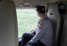 Kapolda Sulteng Lakukan Patroli Udara Pantau Sejumlah Titik Strategis