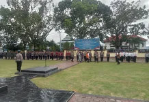 Kapolres Tolitoli Pimpin Apel Gelar Pasukan Operasi Ketupat 2026