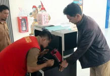 Dinas perdagangan Tolitoli lakukan Pengecekan Alat Timbang di Bandara Tolitoli
