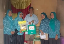 TP PKK Salurkan Sembako Melalui Kegiatan Anjangsana