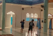 Kesiapan Masjid Nurul Khairat Kalangkangan Gelar Shalat Ied