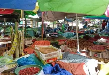 Pasar Susumbolan Tolitoli Masih Sepi di Hari Kedua Lebaran