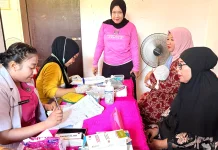 Pasca Lebaran Warga Antusias Memeriksa Kesehatan di Posyandu Kemala
