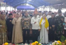 Gubernur Sulteng Bersama Bupati Parimo Hadiri Halal Bi Halal di Pantai Wisata Ampe