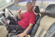 Hasman Haseng setelah pensiun tak malu bekerja sebagai driver online