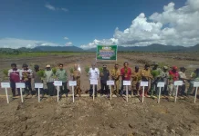 Tanam Serempak Cetak Sawah Rakyat Digelar di Desa Soraya