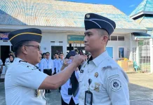 16 Pegawai Lapas Tolitoli Terima Kenaikan Pangkat