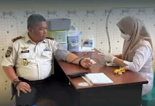 Lapas Leok Gelar Donor Darah di Hari Bhakti ke-62